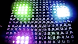Arduino WS2812B Tutorial (16x16 256 LED Test)