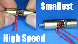 How to make a small and high speed brushless motor ( Part 1)