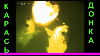 проба снять донку под водой. В этом раз ловил на хлеб. Отсек окуней и наловил чуть карасиков :)