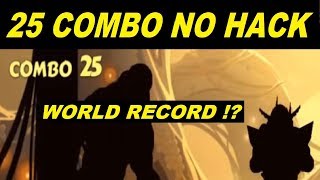 Shadow Fight 2 - 25 COMBO ! NO HACK ! World Record !?