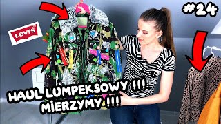 HAUL LUMPEKSOWY !!! KOLEJNE UDANE ZAKUPY W LUMPEKSIE !!! PEREŁKI Z SECOND HANDU !!! MIERZYMY #24