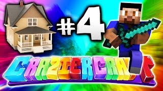 Minecraft CRAZIER CRAFT #4 'HOUSE CONSTRUCTION!' - (New Crazy Craft)