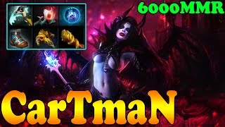 Dota 2 - CarTmaN 6000 MMR Plays Queen of Pain Vol 1 - Ranked Match Gameplay!
