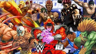 STREET FIGHTER | Royal Rumble WWE 2K18 Gameplay