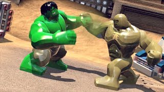 Lego Marvel Super Heroes (Xbox 360) Sand Central Station (Hulk vs Abomination & Sandman Boss Fight)