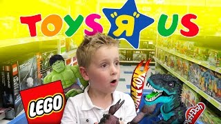 Toys R Us Shopping and Toy Haul for LEGO, Play-Doh, Superheroes & Angry Birds Toys | KIDCITY