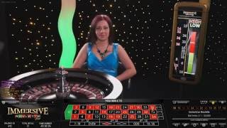 £10 Live Dealer Immersive Roulette Session March 2016