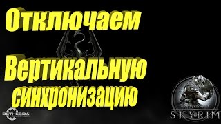 The Elder Scrolls V Skyrim Special Edition - отключаем "Вертикальную синхронизацию"