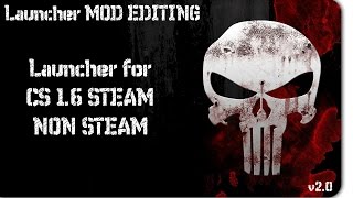 Launcher CS 1.6 STEAM,NON STEAM - Программа параметров запуска.