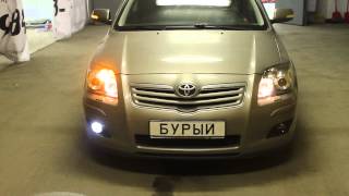 TOYOTA AVENSIS T25 BI-XENON HELLA. OSRAM LEDFOG 101