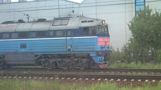 Гонки поездов: 2ТЭ116У против ТЭП70