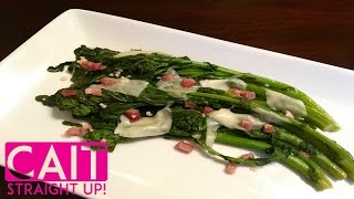 Best Broccoli Rabe Recipe | Two Easy Recipes | Cait Straight Up