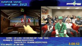 Legend of Zelda: Ocarina of Time Speed Run 100% in 5:44:10 by RunnerGuy2489 (AGDQ 2013) N64