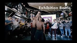 Shorty Fingers (ONE PEACE YES ) VS Bboy GUN (I.O.E) | Exhibition Battle | OBL 2018-2019 Stage two