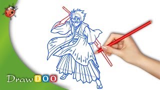 Toshiro Hitsugaya from Bleach Manga Drawing Tutorial