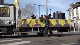 France: Hundreds attend Kurdish march in Strasbourg for PKK leader's release