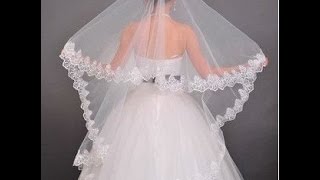 Фата с кружевом своими руками.  / DIY / Wedding  Veil
