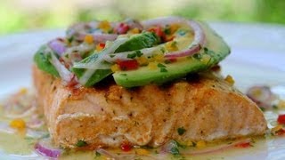 Pan fried Salmon, Simple and Fast.)