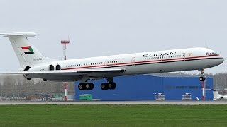 Ил-62М ST-PRA Судан - Правительство Домодедово Заход