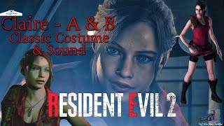 Resident Evil 2 Remake Claire Classic Outfit - Classic OST- S Rank Walkthrough - Run A & B
