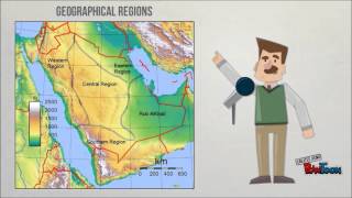 Geographic features of the Middle East and Saudi Arabia