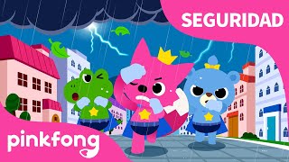 Desastres Naturales :Terremoto, Tormenta | Canciones de Seguridad | Guardia-Pinkfong | Pinkfong
