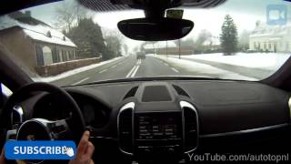 OnBoard 2012 Porsche Cayenne Turbo vs 2004 Cayenne Turbo