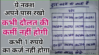 Qurani Powerful Naksh - Ye Taweez Bana Ke Apne Pas Rakh Lo Kabhi Doulat Ki Kami Nahi Hogi InshaAllah