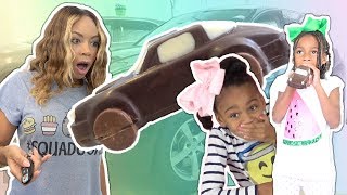 Magic Trick Turns Car Into Real Food Chocolate Candy | Pretend Play