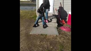 Girl beat boy