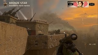 I HIT AN INSANE SUICIDE TRICKSHOT FOR THE #R3D! (6 SHOTS) @L7Volture - WW2 SND TRICKSHOTTING