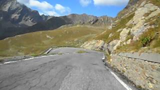Gavia pass part 1 bike descent