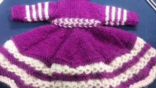 Part 1 - Make Knitting dress of Bal Gopal bina jali wali - full sleeves - Ladoo gopal bunai poshak