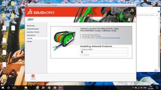 Install SolidWorks 2017