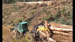 Digger and Skidder working