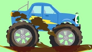 ? Монстр-трак Бибика на ферме - Овощи - Развивающие мультики про машинки для детей, малышей