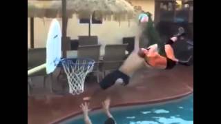Suspicious RKO to the pool (Randy Orton RKO vines)