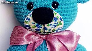 Амигуруми: схема Синего Миха. Игрушки вязаные крючком - Free crochet patterns.