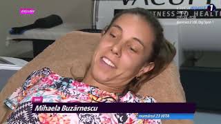Mihaela Buzarnescu Top Class Recovery after Injury and TALKS to her ANKLE