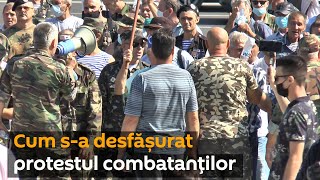 Un nou protest al combatanților pe timp de pandemie