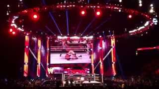 Raw 4/8: Fans Mexican Wave. Fans chant JBL, Benoit, Cole, Justin Roberts, CM Punk, 3:16, Y2J, X-Pac