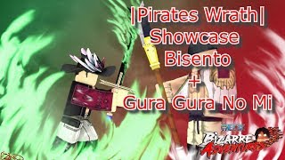 Roblox|Pirates Wrath| Showcase Bisento + Gura Gura No Mi |2019|