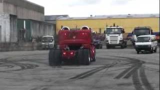 Scania R999 burn out - Rotorua, NZ