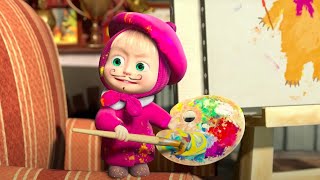 Маша и Медведь - С чего все начиналось? ???? Урок рисования с Машей ????