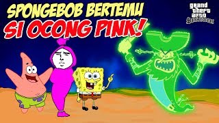 SPONGEBOB DAN PATRICK MEMBANTU SI OCONG PINK MENAKUT-NAKUTI ORANG, GTA Lucu Spongebob