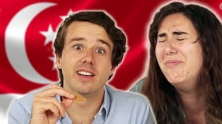 Americans Try Singaporean Food