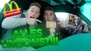 McDonalds PRANK | Mit FAKE VIP-KARTE (alles umsonst) bezahlen!