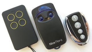 О копировании кода Nice Flor-s на пульт Фикс. Дыра программы приемника Nice