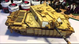 How to: Painting Modern British Desert Armour