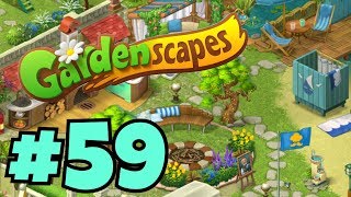 GARDENSCAPES NEW ACRES #59 Gameplay Story Playthrough | Area 10 New Castle Area Day 4